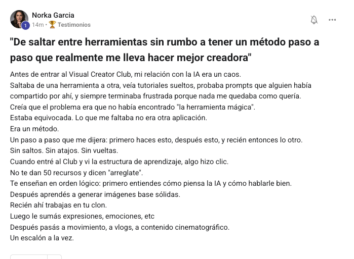 Testimonio de Norka Garcia